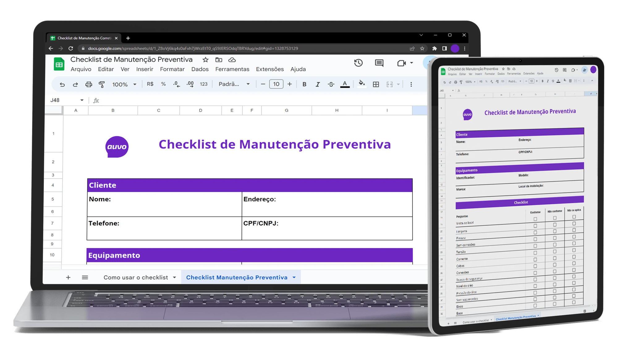 Checklist Manutenção Preventiva