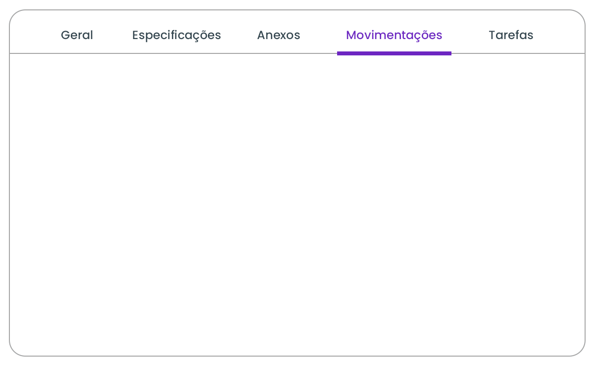 Movimentação de Equipamentos